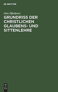 portada Grundriss der Christlichen Glaubens und Sittenlehre (in German)