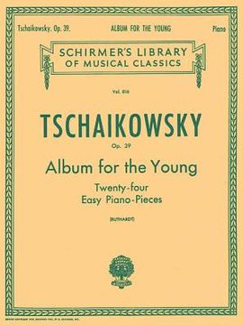 portada album for the young (24 easy pieces), op. 39: piano solo