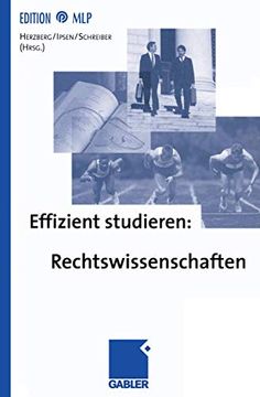 portada Effizient Studieren: Rechtswissenschaften (en Alemán)