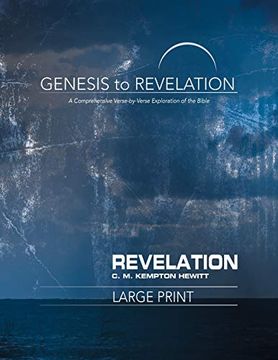 portada Genesis to Revelation: Revelation Participant Book [Large Print]: A Comprehensive Verse-By-Verse Exploration of the Bible (Genesis to Revelation Series) (en Inglés)