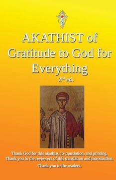 portada Akathist of Gratitude to God for Everything (in English)