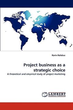 portada project business as a strategic choice (en Inglés)