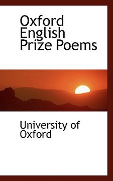 portada oxford english prize poems