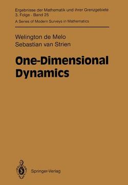 portada one-dimensional dynamics (en Inglés)