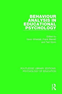 portada Behaviour Analysis in Educational Psychology (Routledge Library Editions: Psychology of Education) (en Inglés)