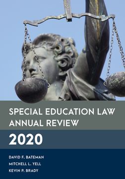 portada Special Education Law Annual Review 2020 (en Inglés)