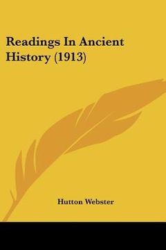 portada readings in ancient history (1913) (en Inglés)