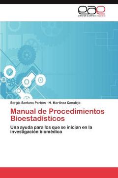 portada manual de procedimientos bioestad sticos
