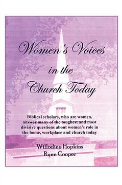 portada women's voices in the church today (en Inglés)