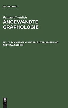 portada Schriftatlas mit Erläuterungen und Merkmalsucher (en Alemán)