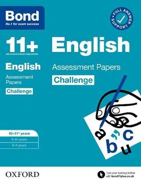 portada Bond 11+: Bond 11+ English Challenge Assessment Papers 10-11 Years (Bond Challenge) (en Inglés)