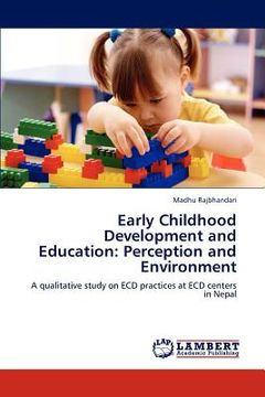 portada early childhood development and education: perception and environment (en Inglés)