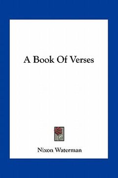 portada a book of verses (in English)