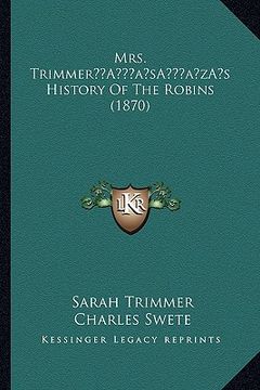 portada mrs. trimmera acentsacentsa a-acentsa acentss history of the robins (1870)