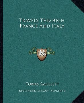 portada travels through france and italy (en Inglés)