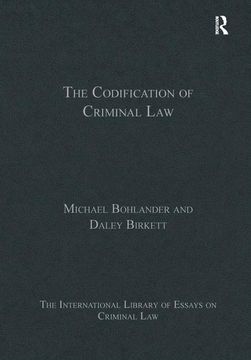 portada The Codification of Criminal Law (en Inglés)