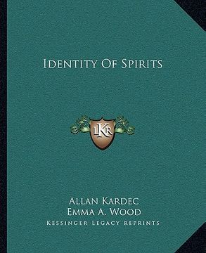 portada identity of spirits (en Inglés)