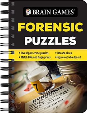 portada Brain Games - to go - Forensic Puzzles: Investigate Crime Puzzles - Match dna and Fingerprints - Decode Clues - Figure out who Done it (in English)