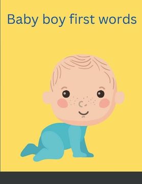 portada Baby boy first words (en Inglés)