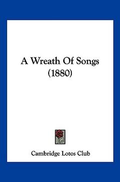 portada a wreath of songs (1880) (in English)