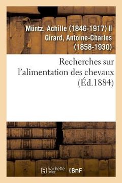 portada Recherches Sur l'Alimentation Des Chevaux (in French)