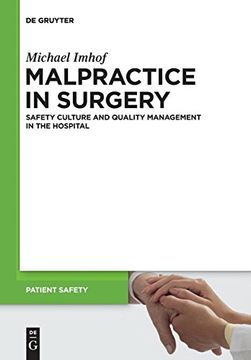 portada Malpractice in Surgery (Patient Safety) (en Inglés)
