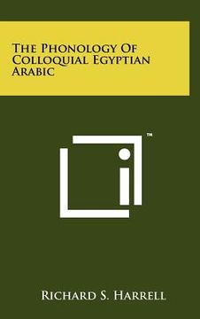 portada the phonology of colloquial egyptian arabic (en Inglés)