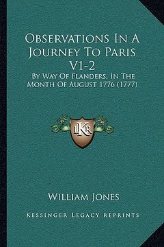 portada observations in a journey to paris v1-2: by way of flanders, in the month of august 1776 (1777)