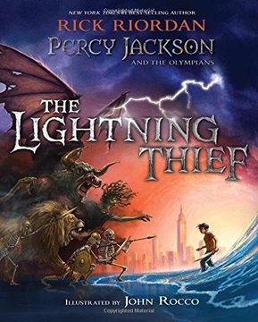portada Percy Jackson and the Olympians the Lightning Thief Illustrated Edition (Percy Jackson & the Olympians) 