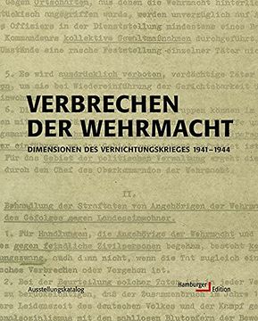 portada Verbrechen der Wehrmacht Dimensionen des Vernichtungskrieges 1941 bis 1944 (in German)