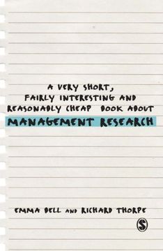 portada A Very Short, Fairly Interesting and Reasonably Cheap Book about Management Research (in English)