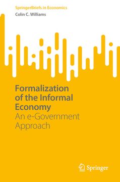 portada Formalization of the Informal Economy: An E-Government Approach (en Inglés)