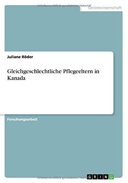 portada Gleichgeschlechtliche Pflegeeltern in Kanada (German Edition)