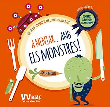 portada A Menjar Amb Els Monstres (vvkids) (in Catalá)