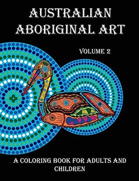portada Australian Aboriginal Art: A Coloring Book for Adults and Children (en Inglés)