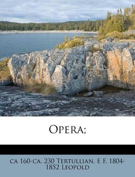 portada Opera; (en Latin)