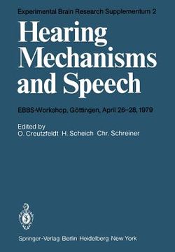 portada hearing mechanisms and speech: ebbs-workshop, g ttingen, april 26 28, 1979 (en Inglés)