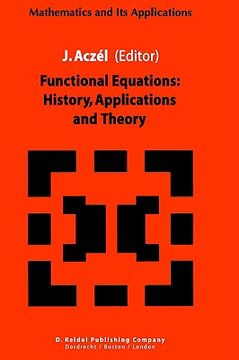 portada functional equations: history, applications and theory (en Inglés)