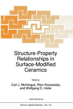portada Structure-Property Relationships in Surface-Modified Ceramics (en Inglés)