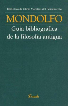 portada Guia Bibliografica de la Filosofia Antigua (in Spanish)