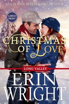 portada Christmas of Love: A Small Town Holiday Western Romance (Large Print) (en Inglés)