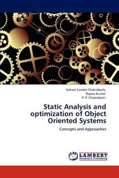 portada static analysis and optimization of object oriented systems