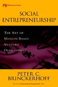 portada social entrepreneurship: the art of mission-based venture development