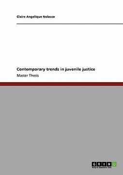 portada contemporary trends in juvenile justice (en Inglés)