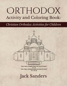 portada Orthodox Activity and Coloring Book: Christian Orthodox Activities for Children (en Inglés)