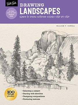 portada Drawing: Landscapes With William f. Powell: Learn to Draw Outdoor Scenes Step by Step (How to Draw & Paint) (en Inglés)