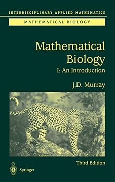 portada Mathematical Biology: I. An Introduction: 17 (Interdisciplinary Applied Mathematics) (en Inglés)