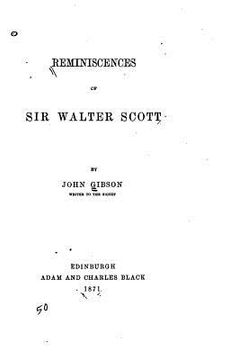 portada Reminiscences of Sir Walter Scott (en Inglés)