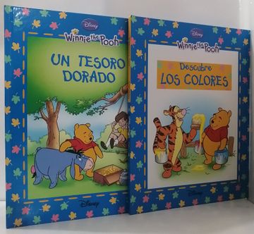 portada Winnie the pooh el tesoro dorado y descubre los colores 2 tomos