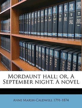 portada mordaunt hall; or, a september night. a novel volume 3 (in English)